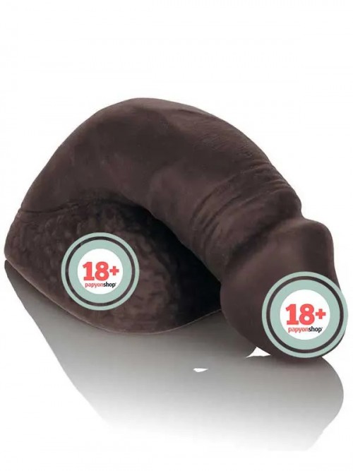 CalExotics Packer Gear Pure Silikon Packing Penis Siyah 10.25 cm