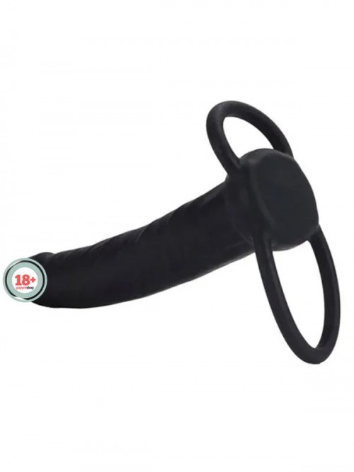 California Excotic Dual Penetrator Bağlamalı Dildo Siyah