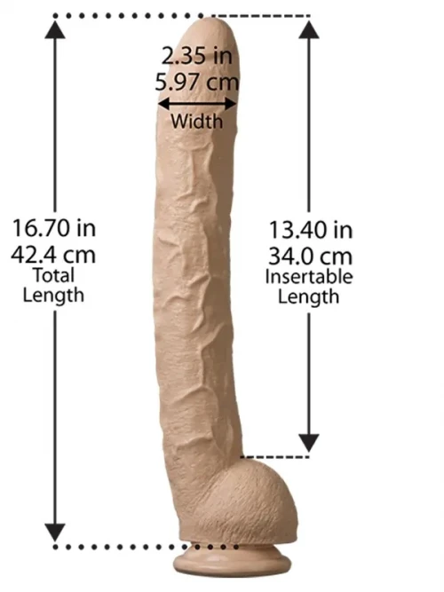Doc Johnson Dick Rambone Vantuzlu Penis 43 cm 3