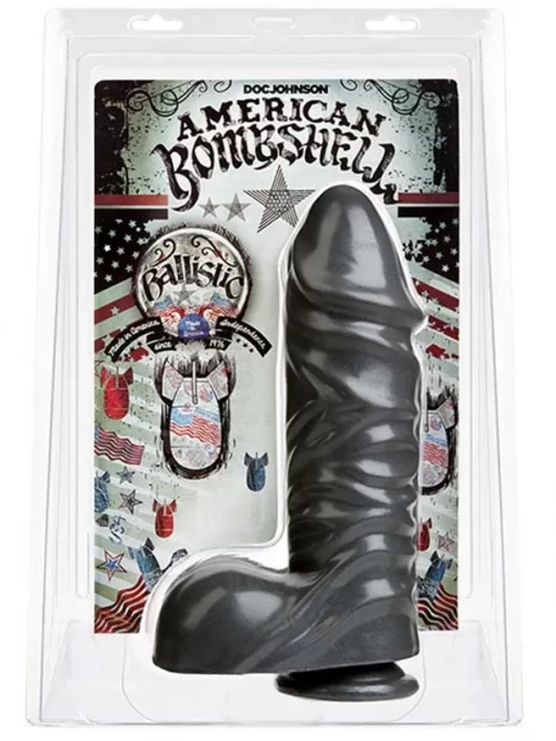Doc Johnson American Bombshell Ballistic Gun Metal 28 cm 3