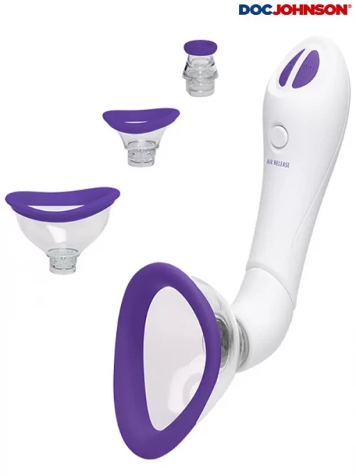 Doc Johnson Bloom Şarjlı Titreşimli Vajina ve Göğüs Pompası