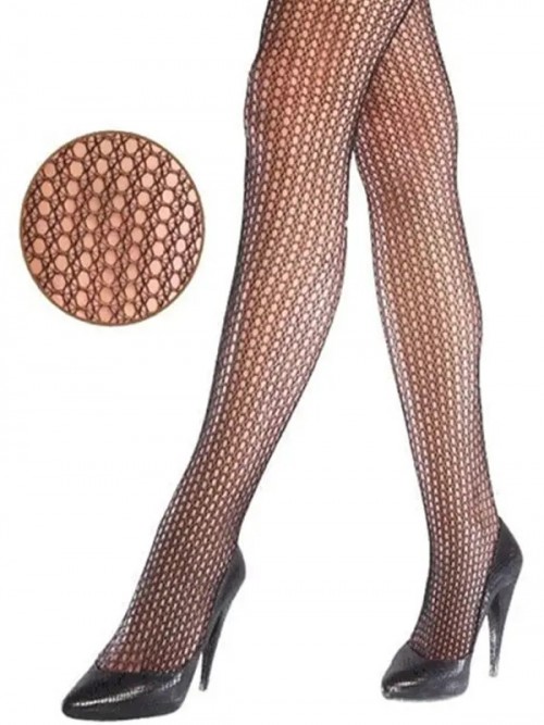 Örümcek Ağı Desenli Seksi File Jartiyer Çorap 3