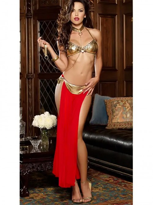 Fantazi Dansöz Kostümü Kırmızı