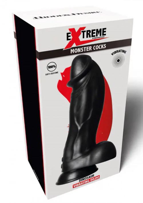 Hidden Desire Extreme Dinosaur Monster Dildo Titreşimli 22 cm Ek Resim