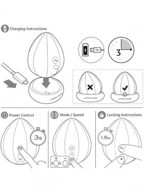 JimmyJane Love Pod Om Şarjlı Lüks Orgazm Vibratörü 5