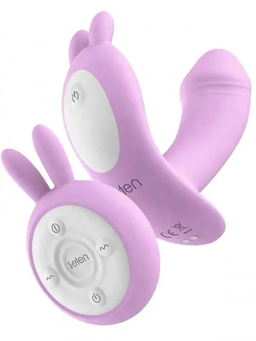 Leten Giyilebilir Şarjlı Uzaktan Kumandalı Tavşan Vibratör 2