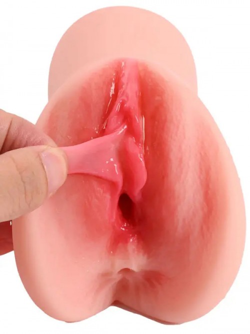 Çift Girişli Anal ve Vajinal Realistik Mastürbatör 4