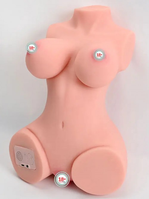 Mica Titreşimli Şarjlı Sesli Emme Fonksiyonlu Torso Vücut Mastürbatör 5.3 kg