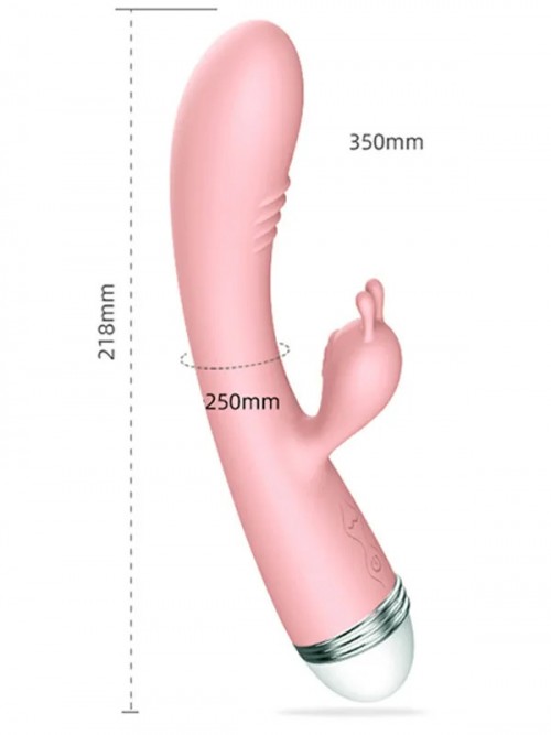 Titreşimli Şarjlı Tavşan Vibratör 22 cm 2