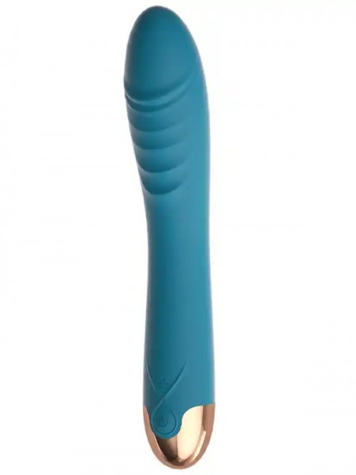 Dönme Hareketli Şarjlı 10 Titreşim Modlu Lüks Vibratör 20 cm