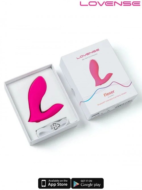 Lovense Flexer Telefon ve Bluetooth Kontrollü Giyilebilir Vibratör 5