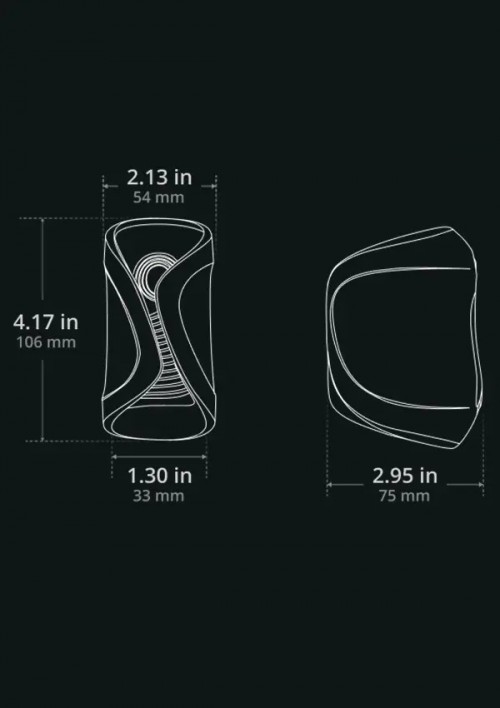 Lovense Gush 2 Telefon Kontrollü Titreşimli ve Salınımlı Mastürbatör Ek Resim