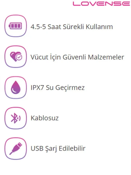 Lovense LUSH 3 Yeni Nesil Telefon ve Bluetooth Kontrollü Vibratör 6