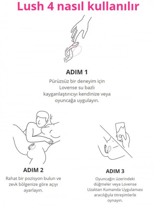 Lovense LUSH 4 Bluetooth ve Uygulama Kontrollü G Noktası Yumurta Vibratörü 6