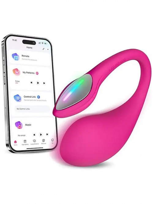 Lovense LUSH 4 Bluetooth ve Uygulama Kontrollü G Noktası Yumurta Vibratörü 1
