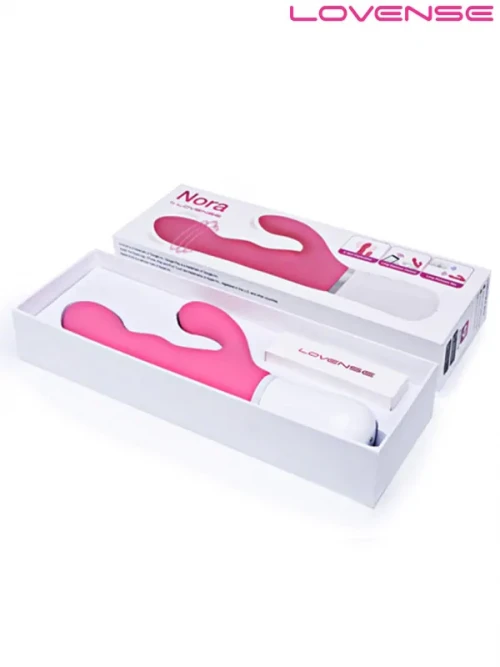 Lovense Nora Çiftler için Bluetooth ve Telefon Kontrollü Rabbit Vibratör 5