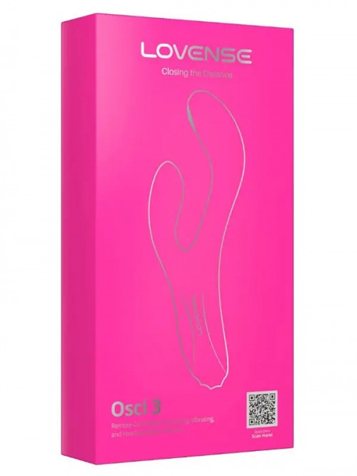 Lovense Osci 3 Telefon Kontrollü Klitoris ve G Noktası için Isıtmalı Tavşan Vibratörü Ek Resim
