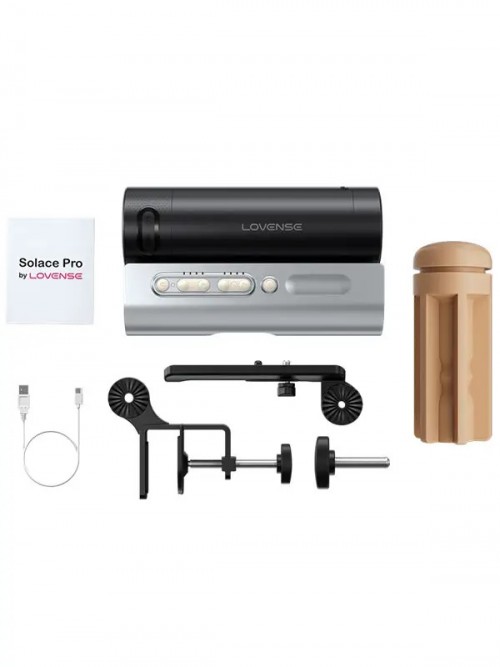 Lovense Solace Pro AI Destekli Telefon Kontrollü İleri Geri Hareketli Mastürbatör Ek Resim