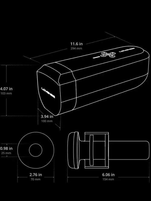 Lovense Solace Telefon Kontrollü İleri Geri Hareketli Erkek Mastürbatör 3