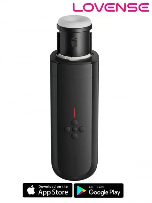 Lovense Solace Telefon Kontrollü İleri Geri Hareketli Erkek Mastürbatör 2