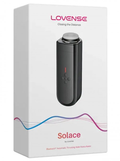 Lovense Solace Telefon Kontrollü İleri Geri Hareketli Erkek Mastürbatör Ek Resim