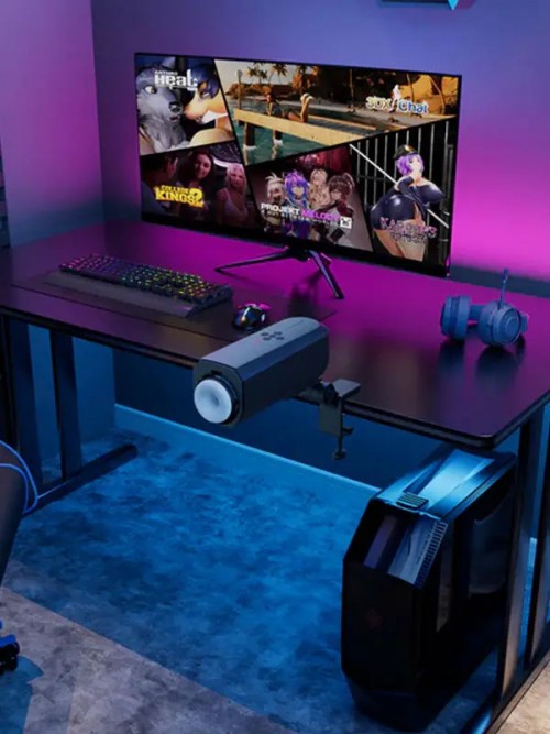 Lovense Solace Telefon Kontrollü İleri Geri Hareketli Erkek Mastürbatör 6