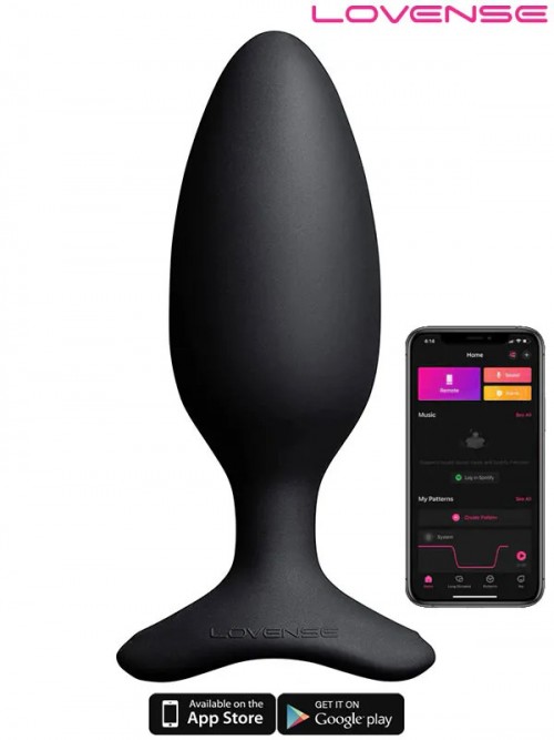 Lovense HUSH 2 Telefon ve Bluetooth Kontrollü Anal Plug 1.75″