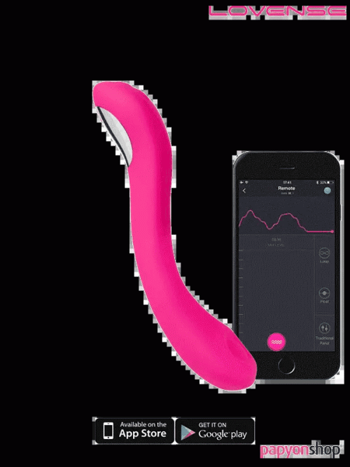 Lovense Osci 2 Çiftler için Bluetooth ve Telefon Kontrollü G Spot Vibratör