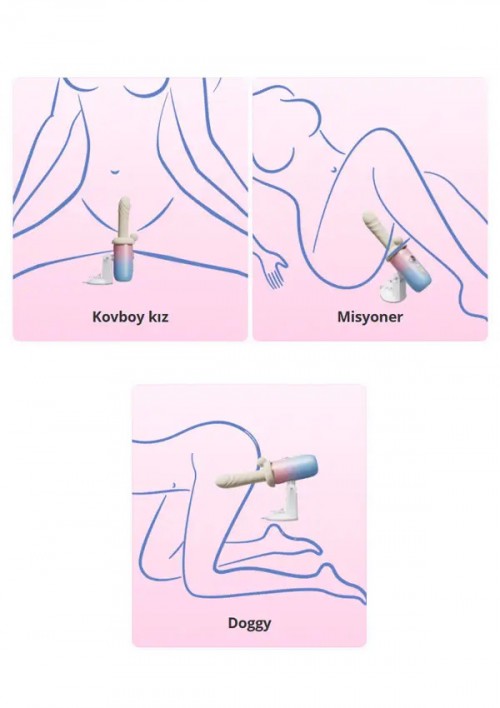 Lovense Spinel Uygulama Kontrollü Seks Makinesi Ek Resim