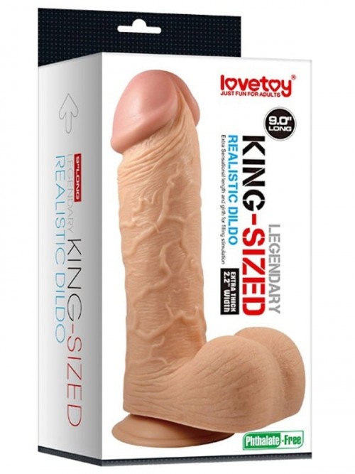 King Sized Realistik Dildo 23 cm 3