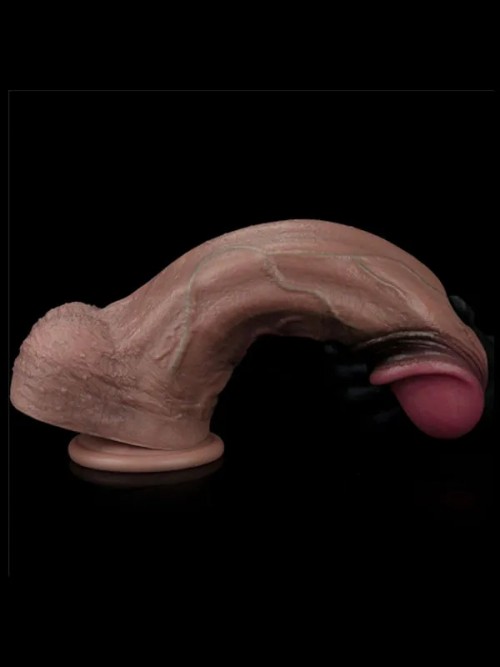 Lovetoy 13” Dual Layered Silicone Cock XXL 33 cm 6