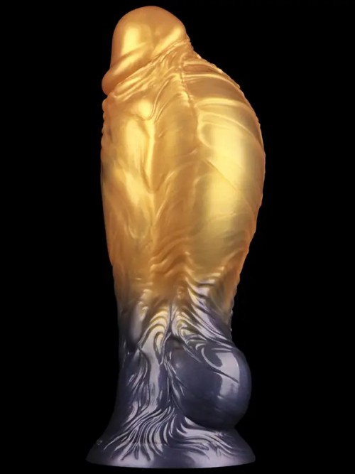 Lovetoy 8” Dual Density Silicone Şişirilebilir Monster Dildo 4