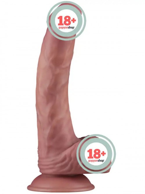 Lovetoy 9” Vibrating Dual Density Power Cock Şarjlı Titreşimli Dildo 23cm