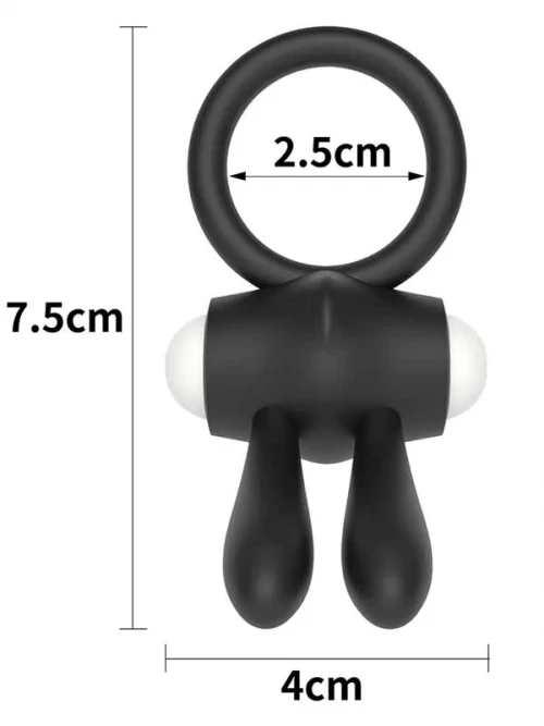 LoveToy Power Clit Titreşimli Klitoris Uyarıcılı Silikon Penis Halkası 4