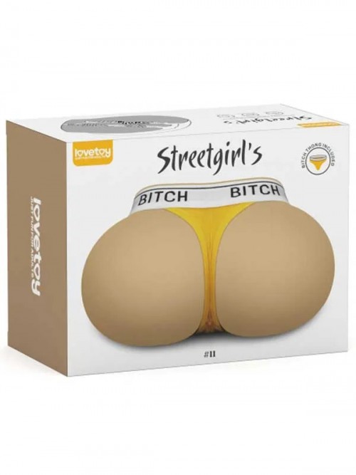 LoveToy Streetgirl’s Bitch Çift Girişli Gerçekçi Tangalı Kalça 2.5 kg 3
