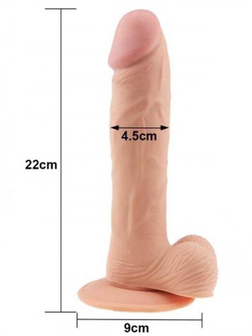 LoveToy The Ultra Soft Dude Realistik Dildo 22 cm 3