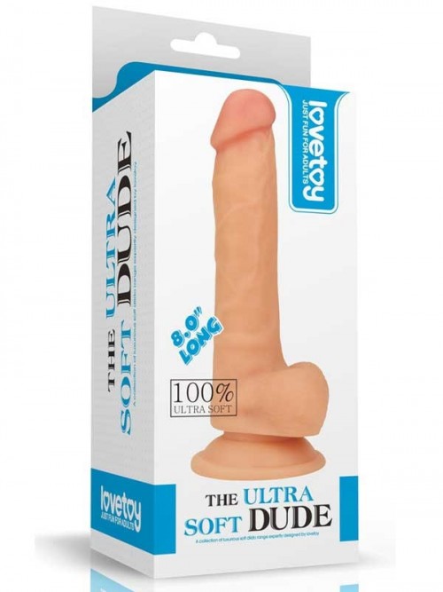LoveToy The Ultra Soft Dude Realistik Penis 20 cm Ek Resim