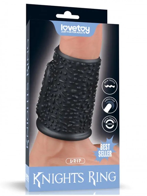 LoveToy Vibrating Drip Knights Ring Titreşimli Penis Halkası Ek Resim
