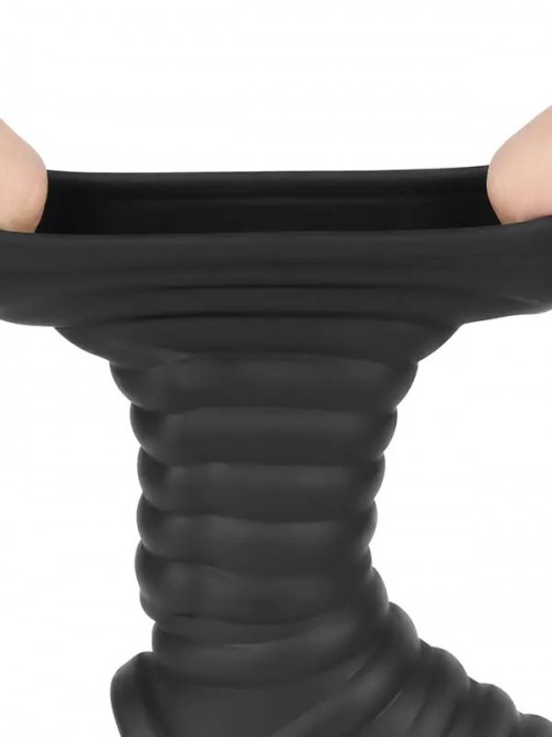 LoveToy Vibrating Wave Knights Ring Testisli Penis Kılıfı Ek Resim