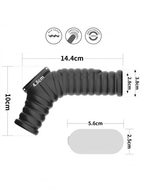 LoveToy Vibrating Wave Knights Ring Testisli Penis Kılıfı 3