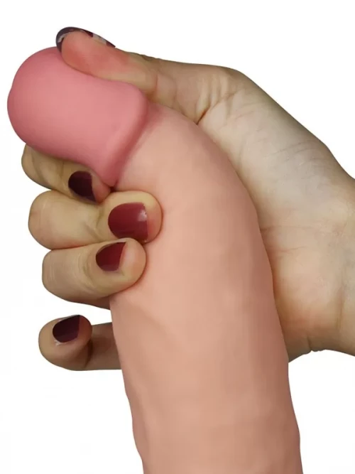 Ultra Soft Dude 21.5 cm Titreşimli Gerçekçi Realistik Dildo 3