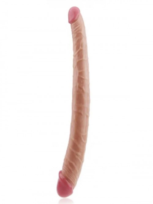 King Size Ultra Gerçekçi Çift Başlı Dildo 36 cm 2
