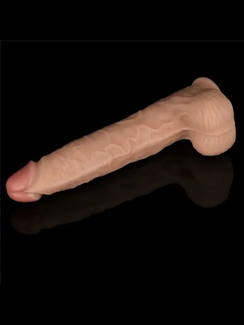 Lovetoy 11” Vibrating Power Basics Cock Titreşimli Şarjlı Dildo 28cm Ek Resim