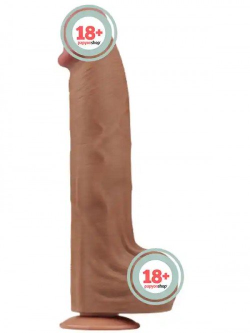 LoveToy 14” Sliding Skin Dual Layer Çift Katmanlı Dev Dildo 36 cm