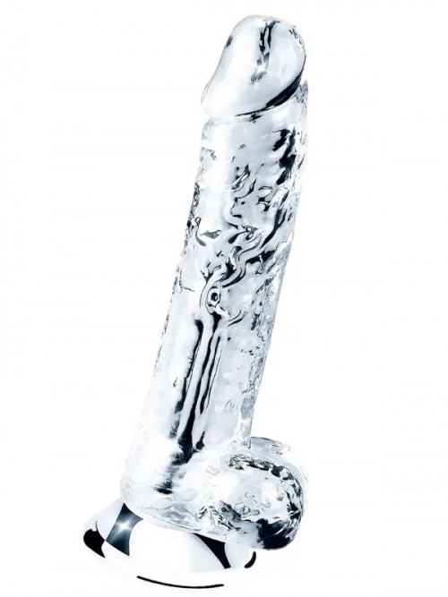 LoveToy 7.5” Flawless Clear Dildo Esnek Jel Dildo 19 cm 3