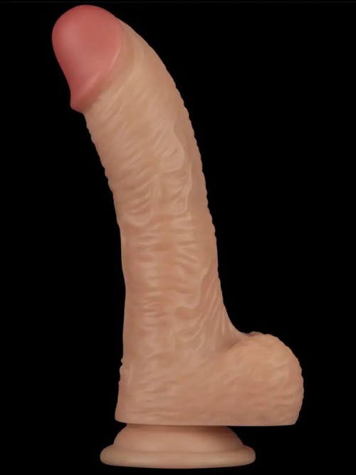 Lovetoy 8.5” Vibrating Power Basics Cock Titreşimli Şarjlı Dildo 22cm 5