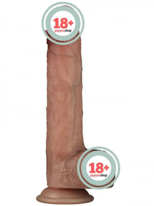 Lovetoy 9” Sliding Skin Pro Dual Layer Silicone Dong 23.7cm