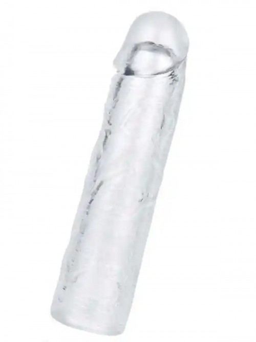 LoveToy Flawless Şeffaf Penis Kılıfı 5 cm Uzatmalı