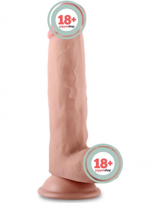 LoveToy Sliding Çift Katmanlı Realistik Dildo 20 cm