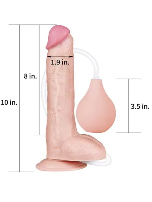 LoveToy Squirting Extreme Fışkırtmalı Dildo 25 cm 3